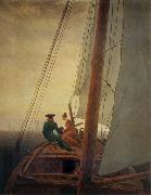 Caspar David Friedrich The Sailboat France oil painting artist